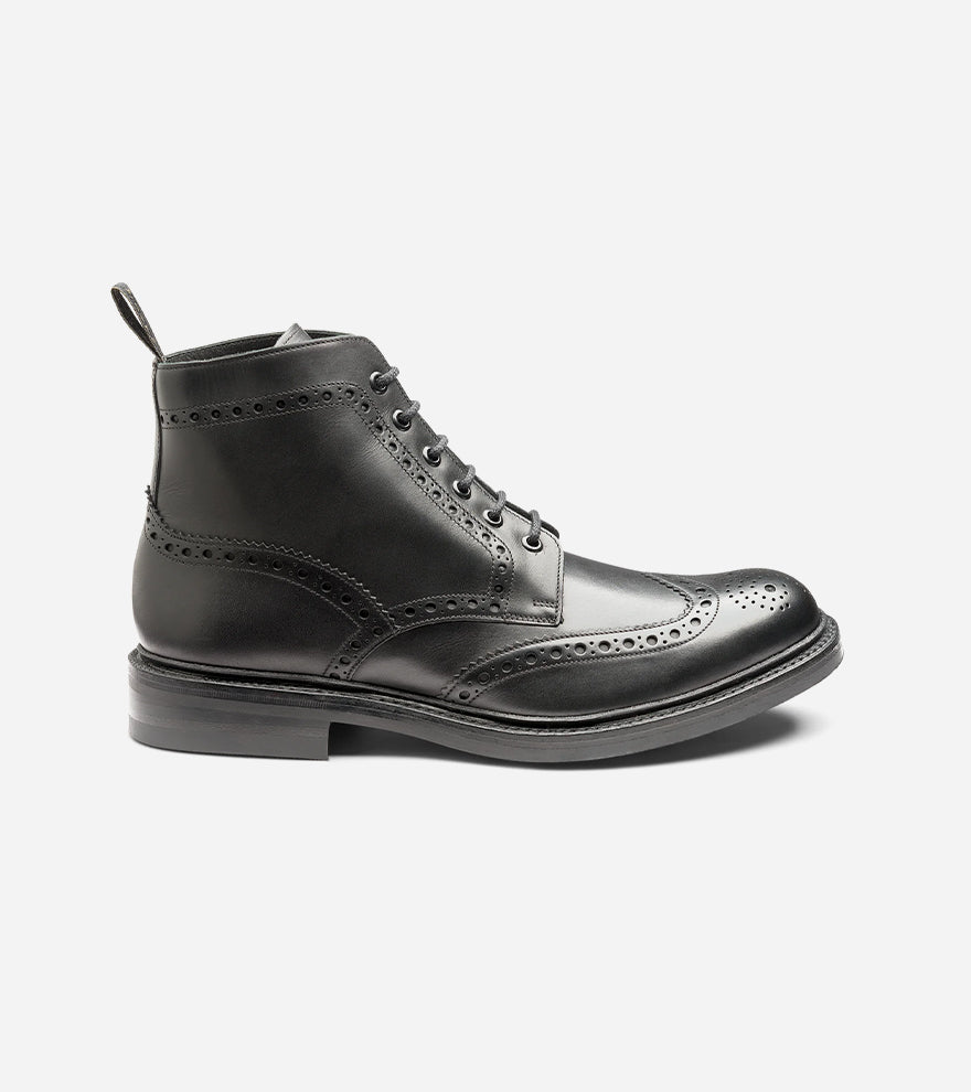 Loake Bedale DK - Dark Brown Hand-Painted