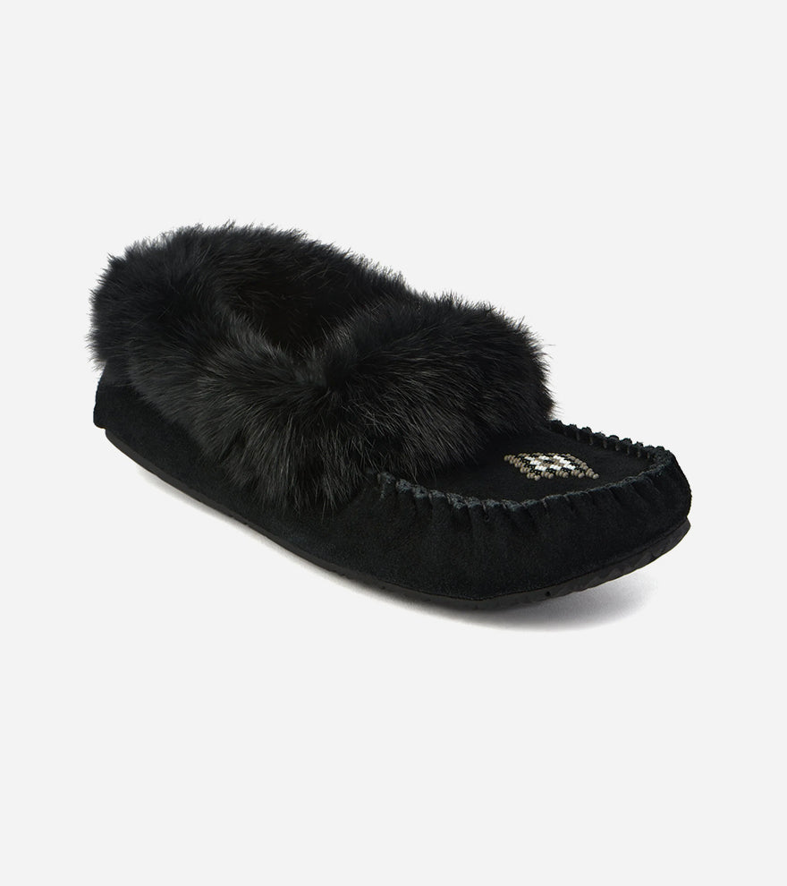 Manitobah Street Suede Moccasin Black / Noir (L)