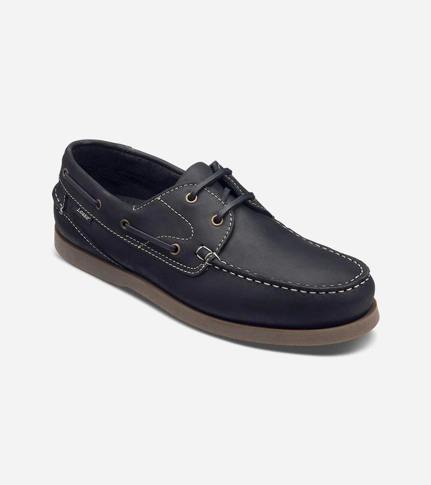 LYMINGTON NN — Navy Oiled Nubuck Leather