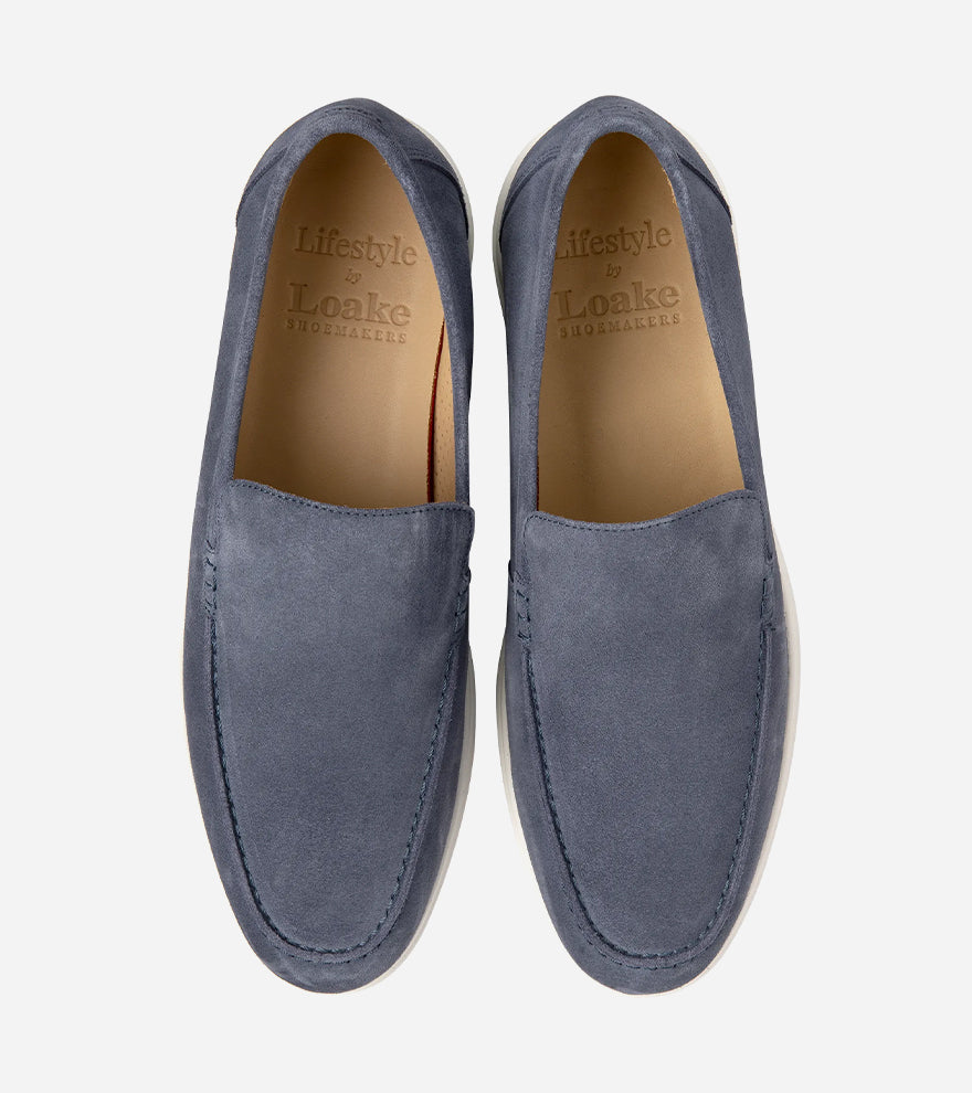 TUSCANY LBS — Denim Blue Suede