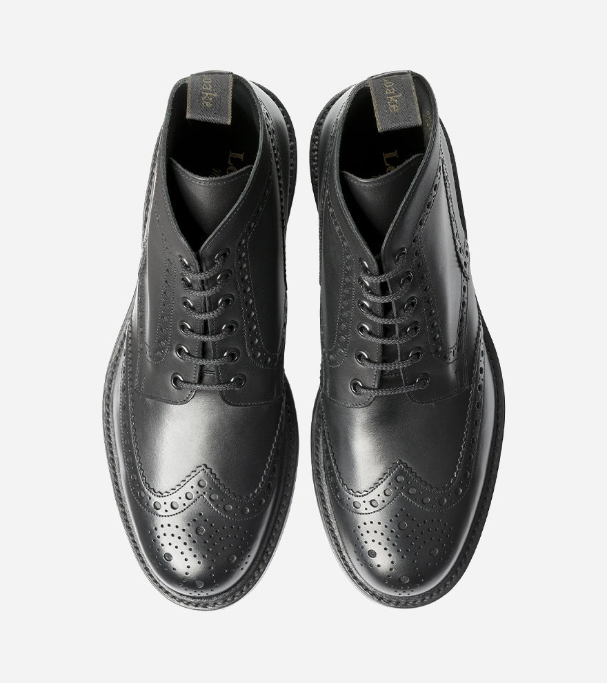 Loake Bedale DK - Dark Brown Hand-Painted