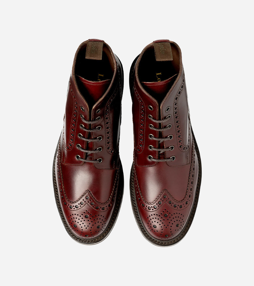 Loake Bedale RW - Burgundy Waxy
