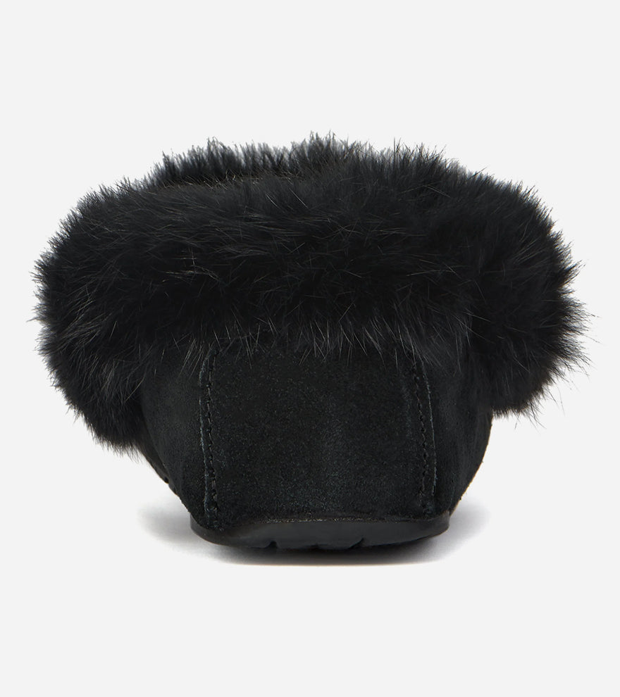 Manitobah Street Suede Moccasin Black / Noir (L)