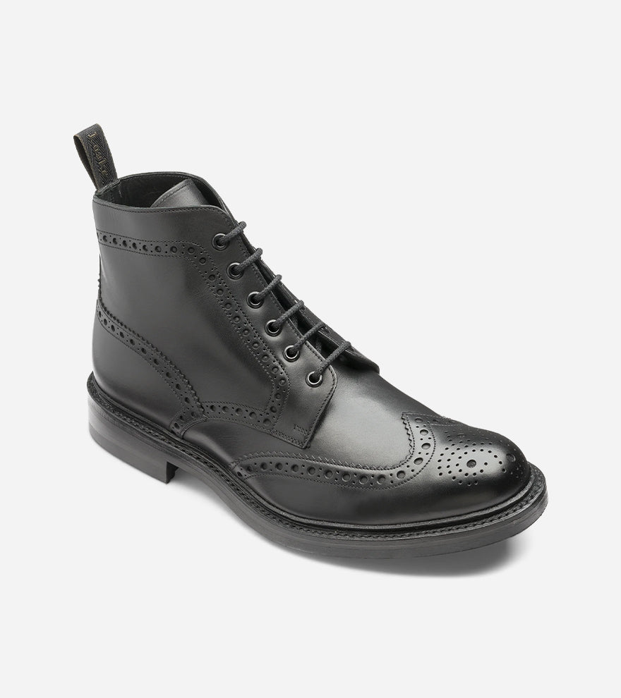 Loake Bedale DK - Dark Brown Hand-Painted