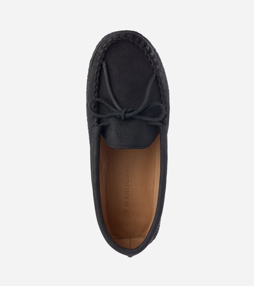 Manitobah Cottager Moccasin Black / Noir (M)