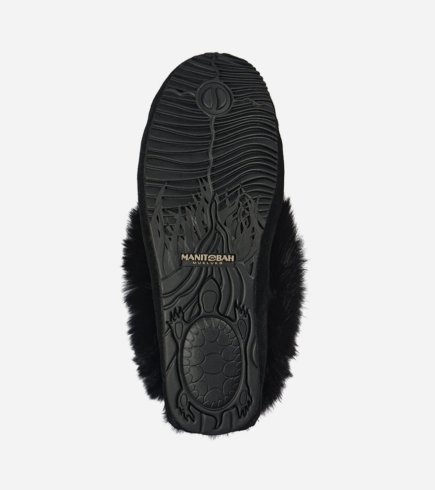 Manitobah Street Suede Moccasin Black / Noir (L)